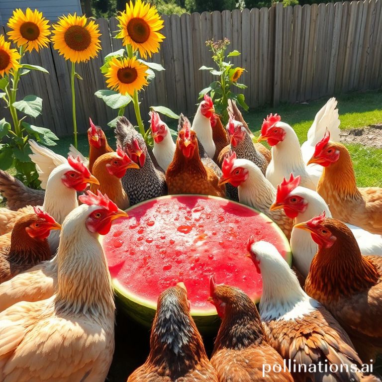 what age can chickens eat watermelon